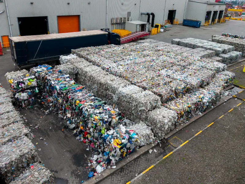 bales of plastic waste including food packaging an 2026 01 09 11 10 24 utc