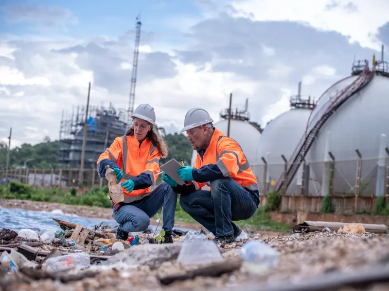 environmental scientists or workers wearing safet 2026 01 09 00 37 09 utc